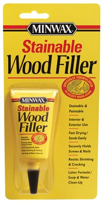 Stainable Wood Filler, Indoor/Outdoor, 1 oz.