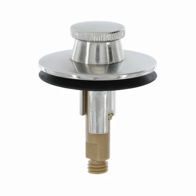 Lift and Turn Drain Stopper, PVD Brushed Nickel