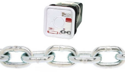 Blue-Krome Proof Coil Chain, 5/16 In. 1 FT
