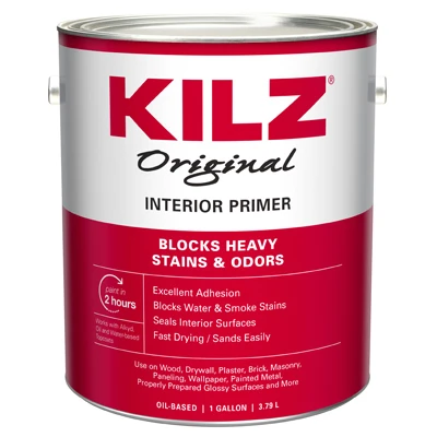 Primer, Sealer & Stain Blocker, Interior, Oil-Base, 1-Gallon