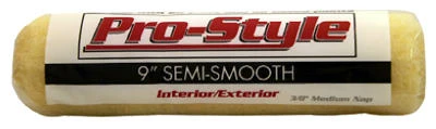 Pro Style Paint Roller Cover, 3/8 Inch Nap, 9 Inch Length