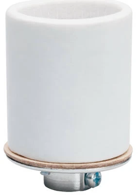 Pass & Seymour Porcelain Keyless Incandescent Light Socket, Edison Base, 660w 250v