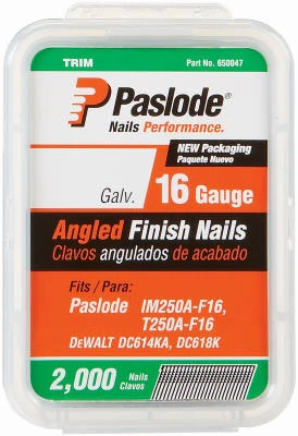 Collated Angled Finish Nails, 2 In. x 16 Gauge, 2,000-Ct.