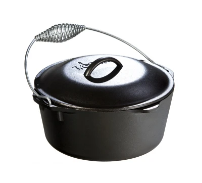 Logic Dutch Oven, Seasoned Cast Iron, 5-Qts.