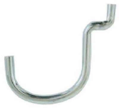 1/4 In. Heavy-Duty Curved Pegboard Hook, 8-Pack