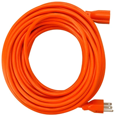 Extension Cord, 16/3 SJTW, Orange, 50 Ft.