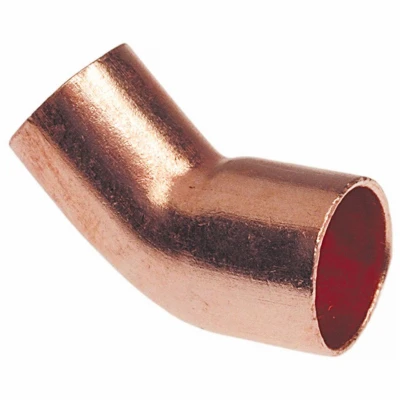 Copper Pipe Elbow, 45 Degrees, 1 In. FTGxC