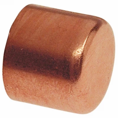 Copper Pipe Tube Cap, 1-1/2 In.
