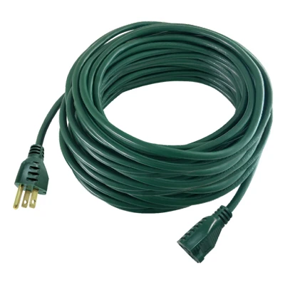 80-foot 16/3 Sjtw Green Outdoor Extension Cord
