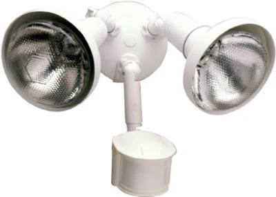 300-Watt White Motion-Activated Regent Security Flood Light