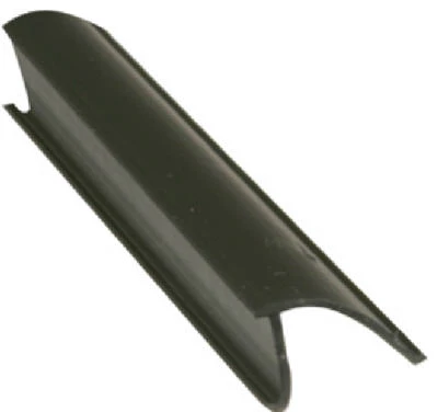 Glass Retainer, Snap-In, Rigid Black Vinyl, 3/8 x 72 In.