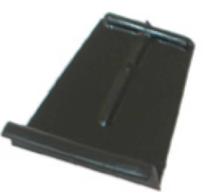 Spline Channel Pull Tabs, Black Plastic, 1-1/16 x 15/16 x 1/4 In., 25-Pk.