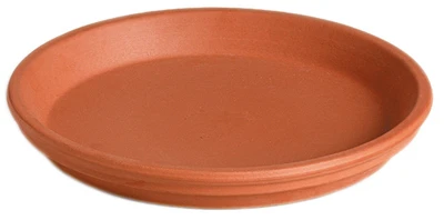 Terra Cotta Clay Saucer, 14-In.