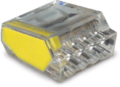 PushGard Push In Connector, 4 Port, 10-Pk.