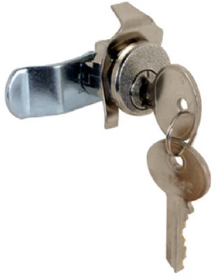 Mailbox Replacement Lock For Bommer With 2 Keys, Nickel Finish, Model S 4125c