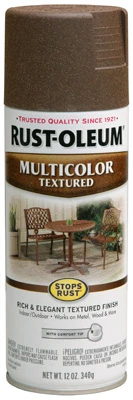 Stops Rust Textured Spray Paint, Autumn Brown, 12-oz.