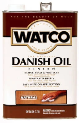Danish Oil Wood Finish, Natural, 1-Gallon
