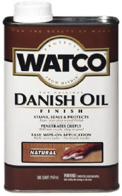 Danish Oil Wood Finish, Natural, 1-Qt.