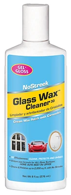 Professional-Grade No-Streak Glass Cleaner Polish, 8-oz.