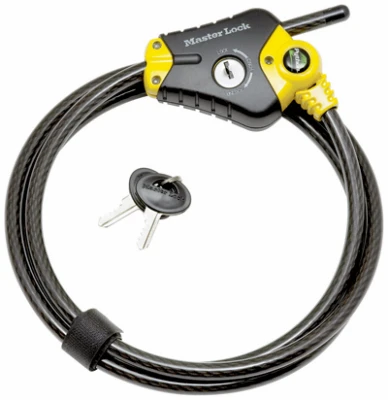 Python 6-Ft. x 10mm Adjustable Locking Cable