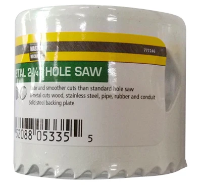 4-inch Bi-metal Hole Saw With High Speed Steel Cutting Edge