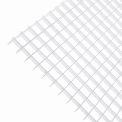 Egg Crate, White, Open Grid, .5-In. x 2 x 4-Ft.