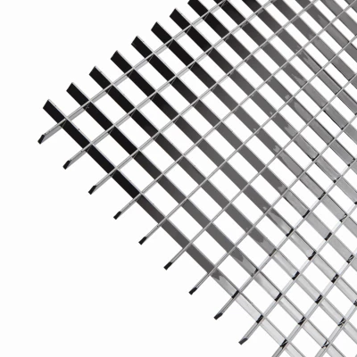 Egg Crate Lighting Diffuser, Silver, 2 x 4-Ft.