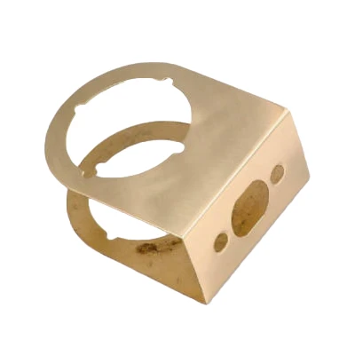 Brass Door Reinforcer, 3 x 1-3/8 In. Thick