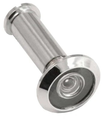 Door Viewer, 190 Degree, Wide Angle, Chrome
