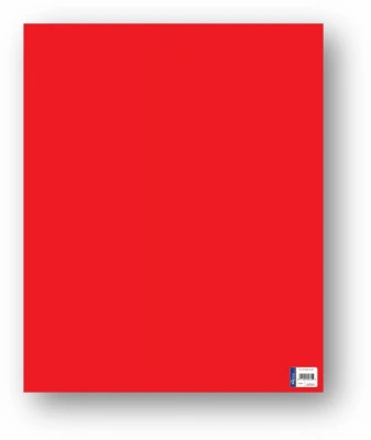 Red Poster Board, 22 X 28 Inches, High-quality Display Board