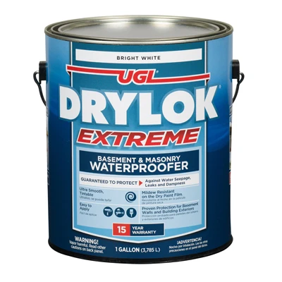 Extreme Masonry Waterproofer, Latex, White, 1 Gallon