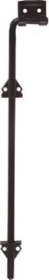 Adjustable Cane Bolt, Black, 1/2 x 18 In.