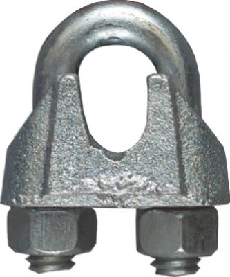 Wire Cable Clamp, Zinc, 3/8 In.