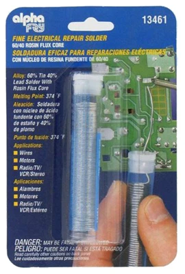 Leaded Electrical Solder, 0.5-oz., .032-Diameter