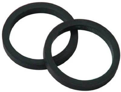 Slip Joint Washer, Beveled Rubber, 1-1/4-In. OD, 2-Pk.