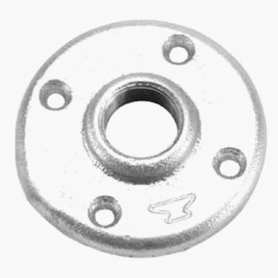 Galvanized Floor Flange, 3/8 In.