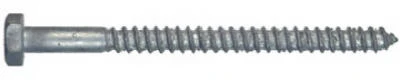 Galvanized Lag Bolt, 5/16 x 4 In., 50-Ct.