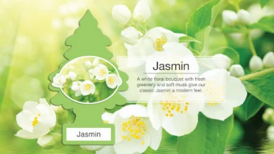 Car Air Fresheners, Jasmin, 3-Pk.