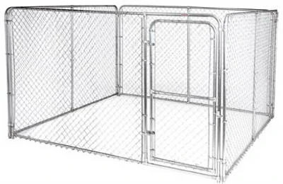 Dog Kennel System, Silver Series, 10 x 10 x 6 Ft.