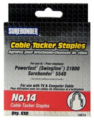 Round Cable Tack Size Number Fourteen with One Quarter Inch Diameter