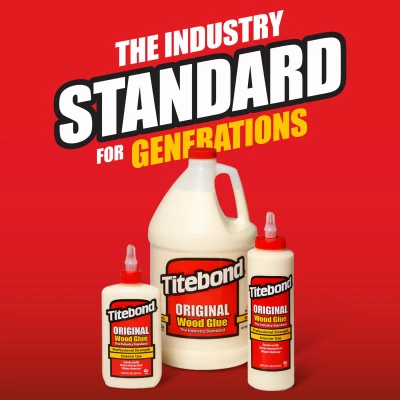 Original Wood Glue, 1 Gallon Bottle, Strong Adhesive for Woodworking