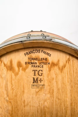 Whole Oak Wine Barrel Wood Planter for Outdoor and Indoor Use
