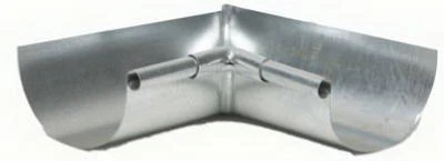 5-inch Galvanized Half Round Inside Mitre For Gutter Systems - Model Lis265
