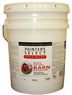 Specialty Barn & Fence Paint, Latex, Flat, Ranch Red, 5 Gallons