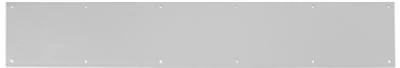 6 X 34-inch Satin Stainless Steel Kick Plate - Durable Door Protection