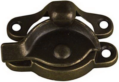 Window Sash Lock, Antique Brass Zinc