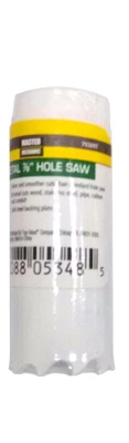 Bi-metal Hole Saw, 7/8-inch Arbor, High Speed Steel Cutting Edge