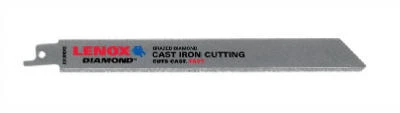 Diamond-Grit Reciprocating Saw Blade, 8-In.