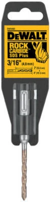 Carbide SDS Plus Hammer Bit, 3/16 x 2 x 4 In.