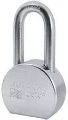 2-1/2 Inch High-security Padlock, Zinc Plated Solid Steel, 5-pin Keyed-alike